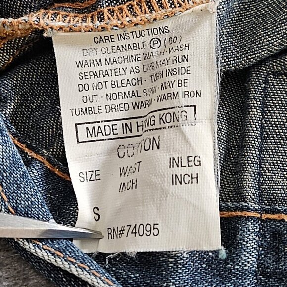 Coogi Denim Vest Womens S Blue Faded Logo Boho Perky Australia Down Under Preppy - Picture 12 of 16